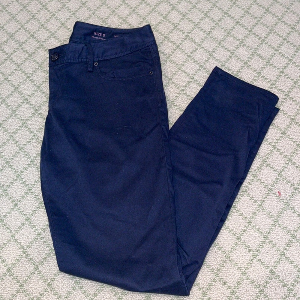 Lilly Pulitzer Navy Worth Skinny Pants- size 8